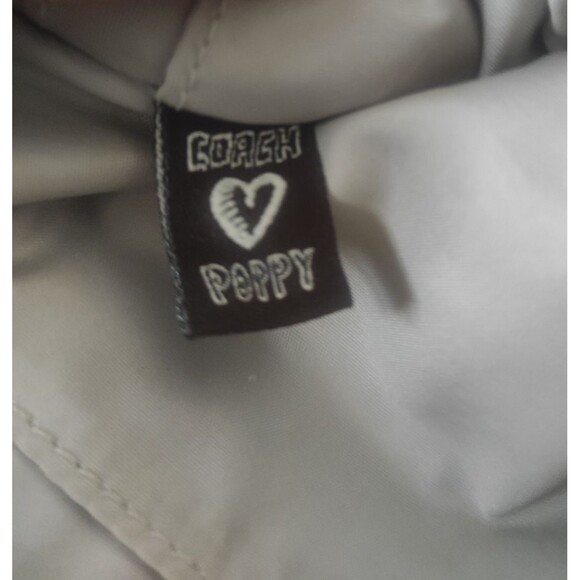 Coach Poppy Signature Ivory Wristlet Wallet 7.5" x 4.5" x 0.5" USED - Picture 9 of 11